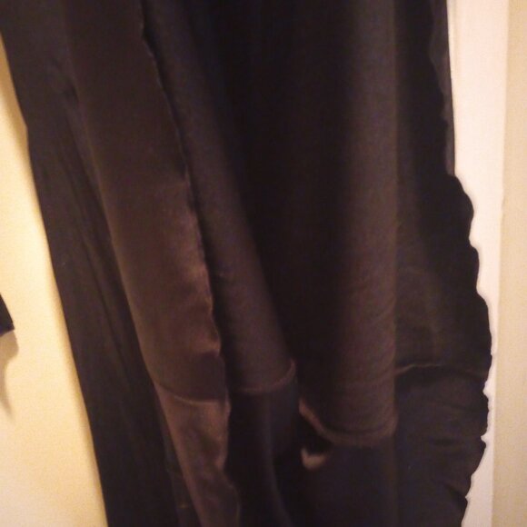 Newport News gorgeous long maxi dress blk size 12/14 New! - Picture 9 of 10